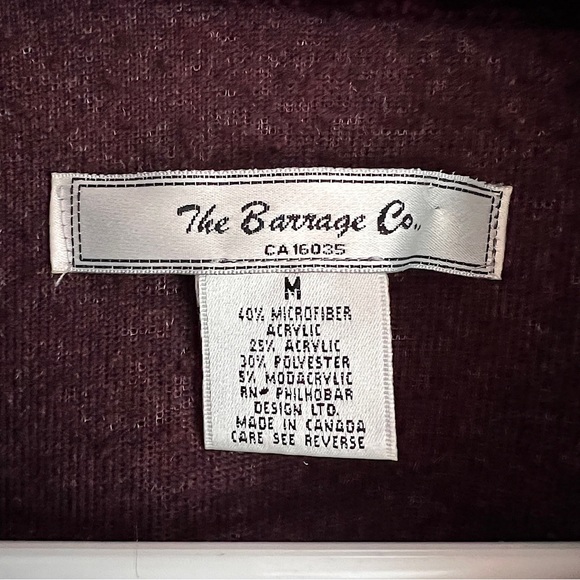 Vintage The Barrage Co. Berber Fleece & Faux Fur Jacket - Picture 5 of 7